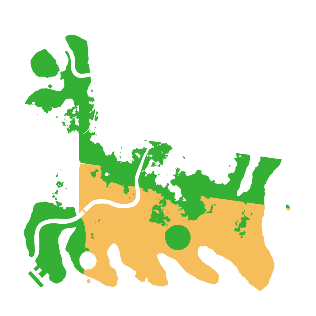 Biome Rust Map: Procedural Map, Size: 3300, Seed: 222212