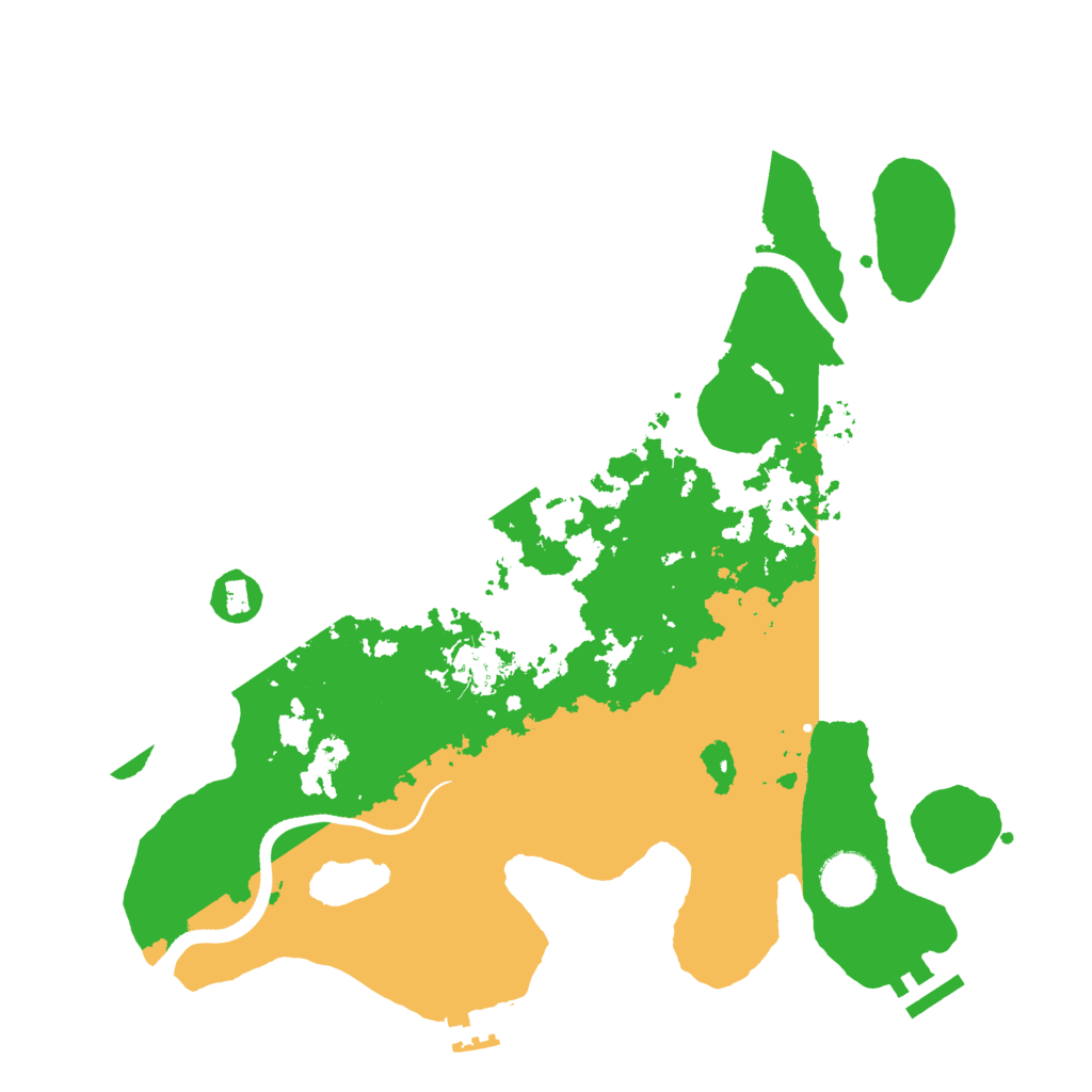 Biome Rust Map: Procedural Map, Size: 3500, Seed: 809364282