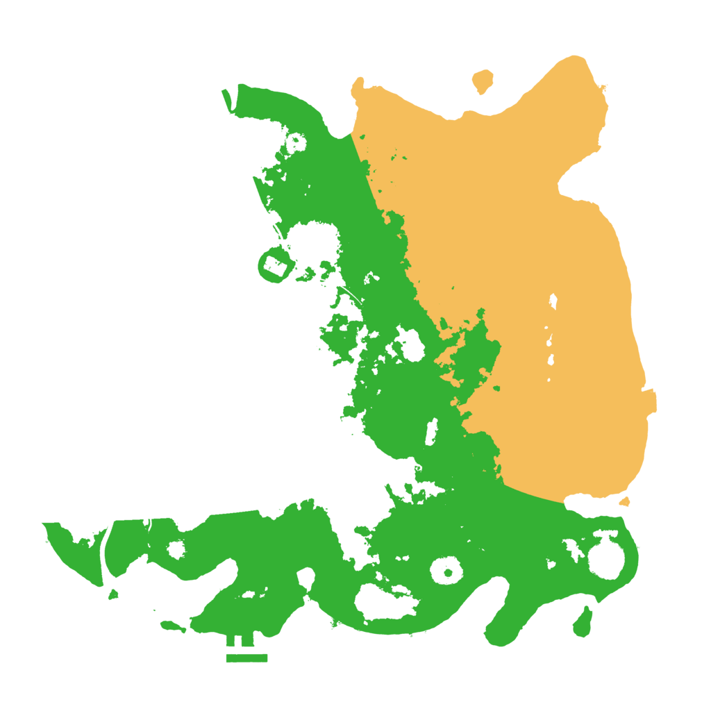 Biome Rust Map: Procedural Map, Size: 3500, Seed: 1315040200