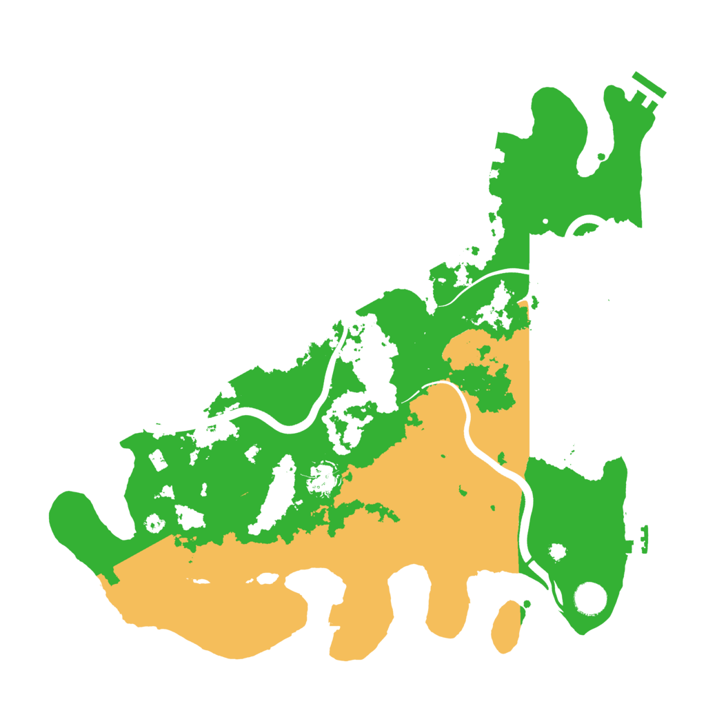 Biome Rust Map: Procedural Map, Size: 3800, Seed: 929486775