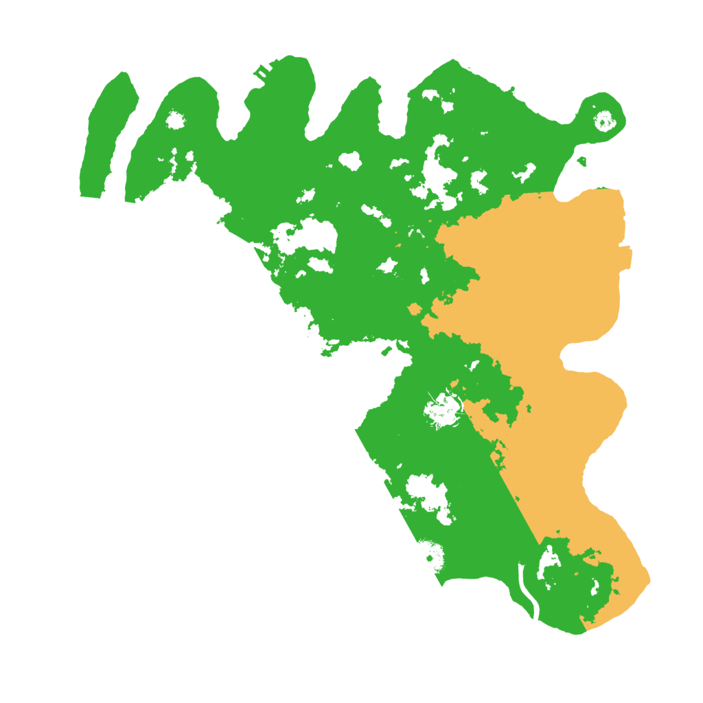 Biome Rust Map: Procedural Map, Size: 3500, Seed: 813335762