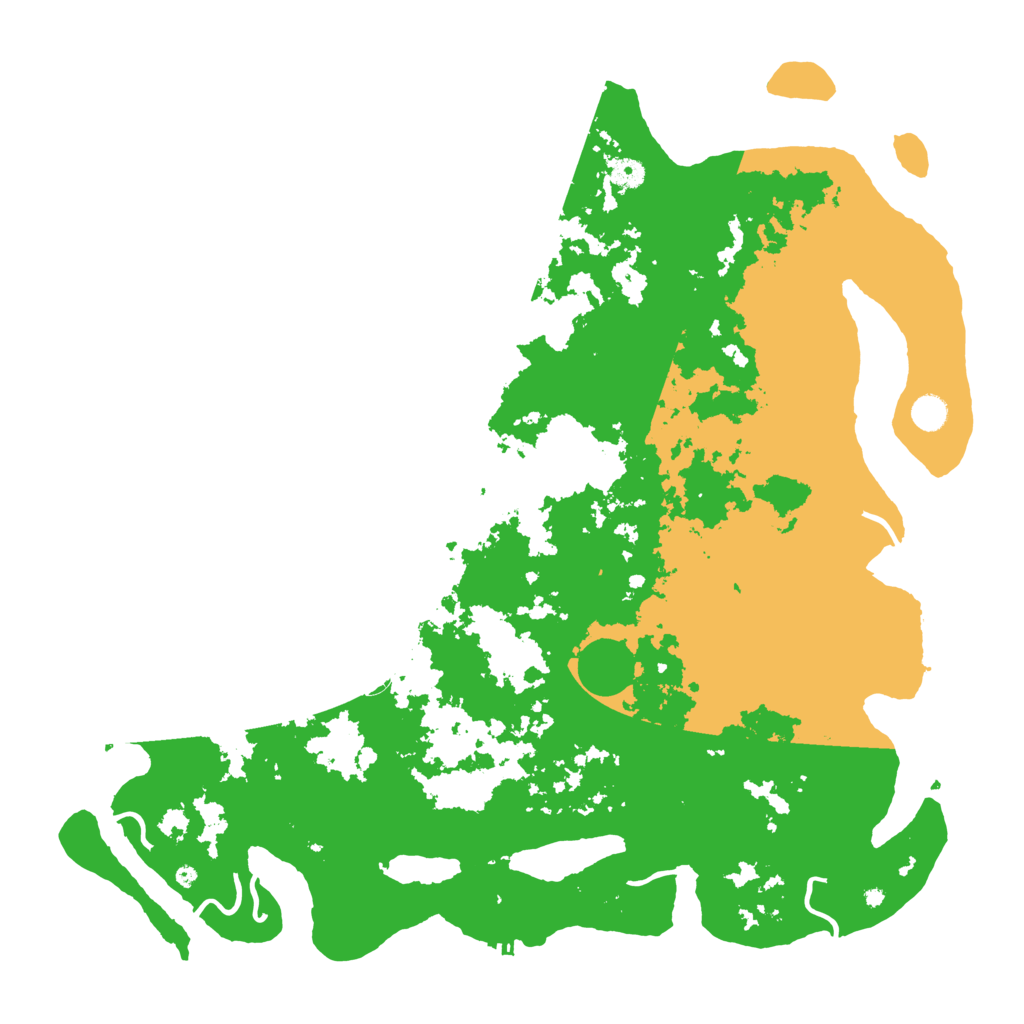 Biome Rust Map: Procedural Map, Size: 5000, Seed: 455146133