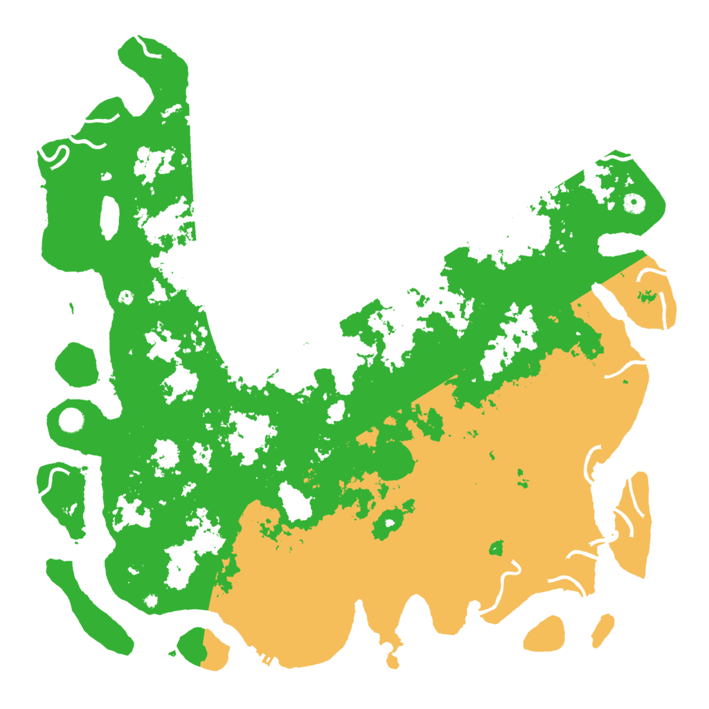 Biome Rust Map: Procedural Map, Size: 5000, Seed: 35791359