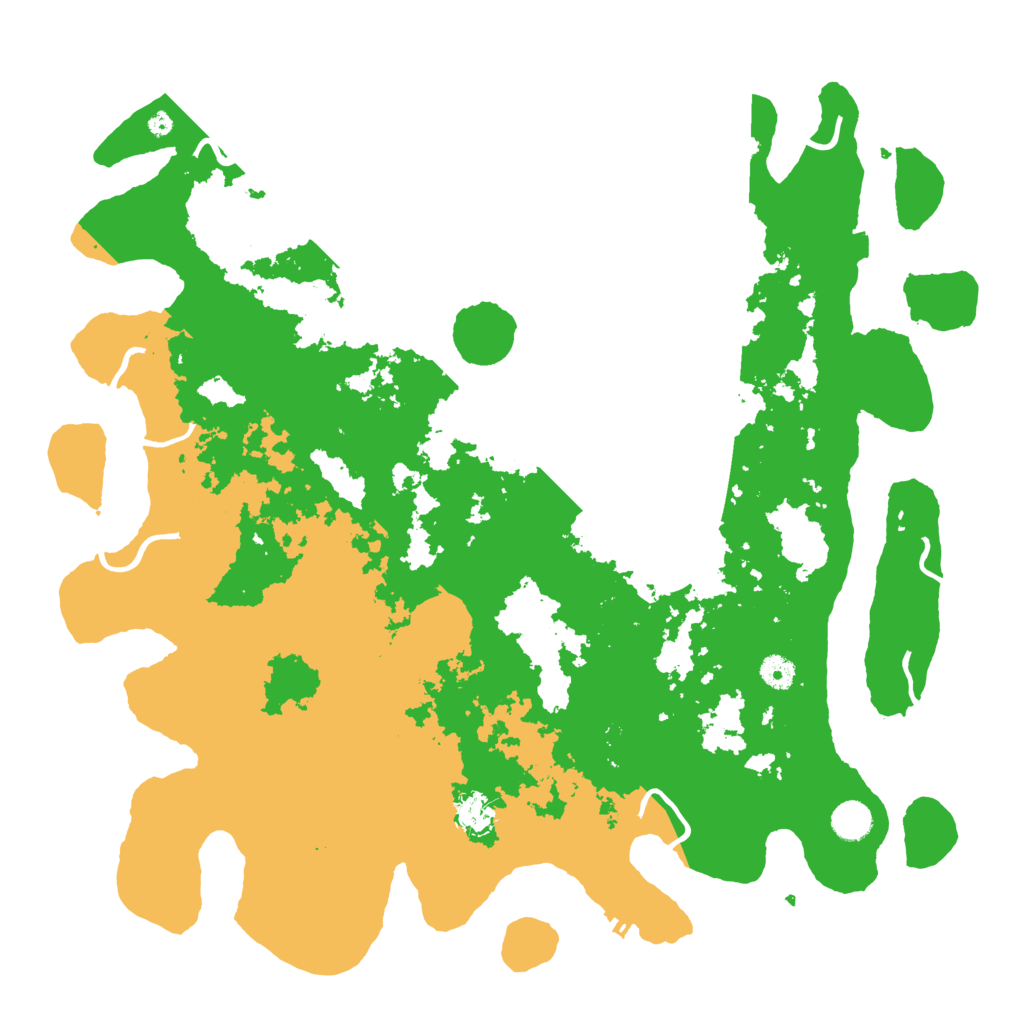 Biome Rust Map: Procedural Map, Size: 4500, Seed: 556542443