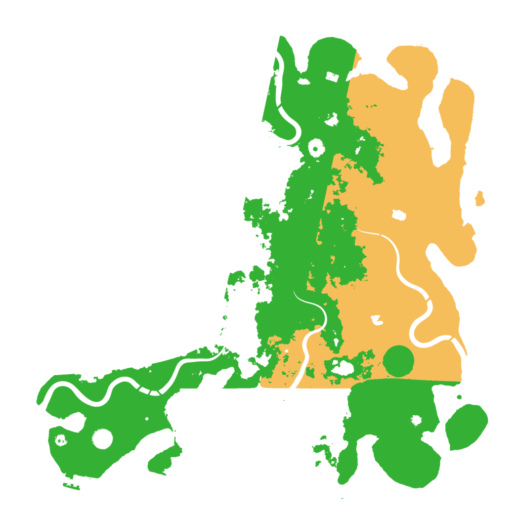 Biome Rust Map: Procedural Map, Size: 4500, Seed: 2189952