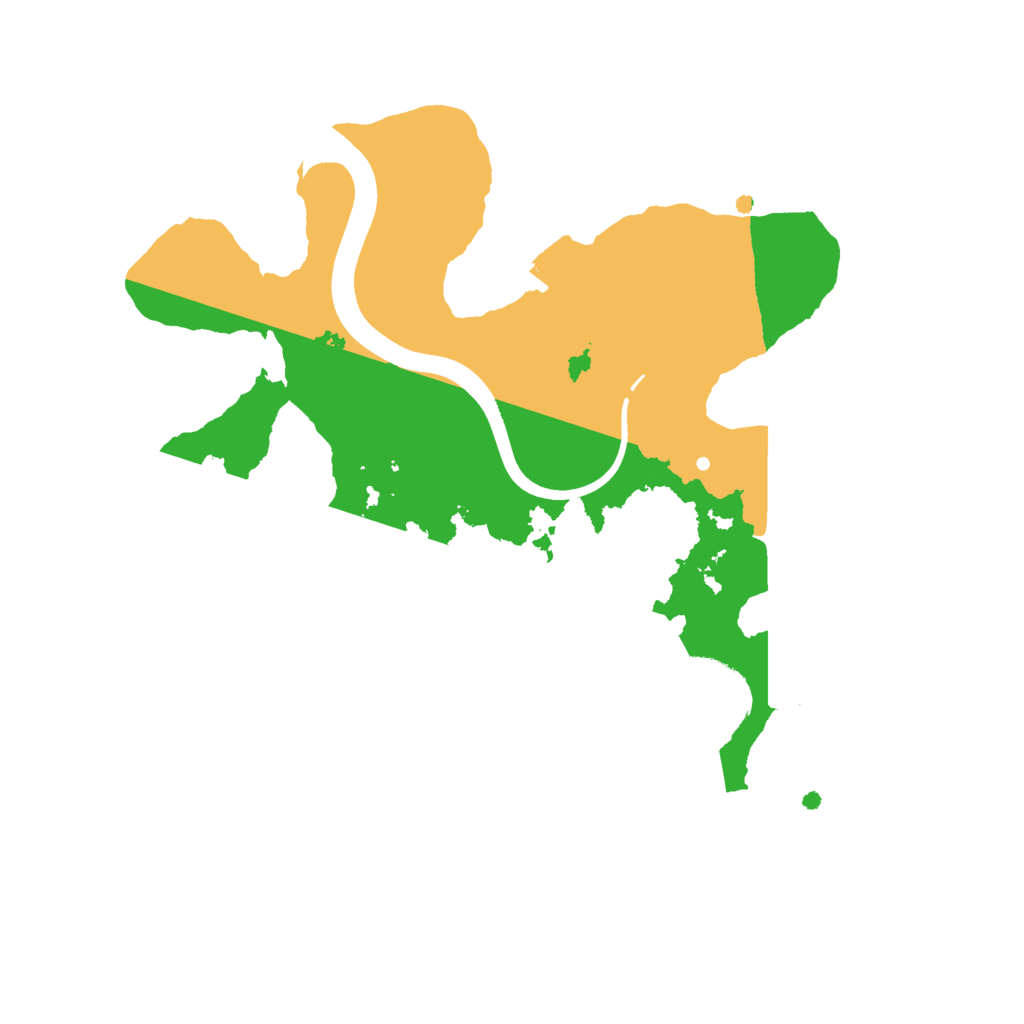 Biome Rust Map: Procedural Map, Size: 2250, Seed: 3000