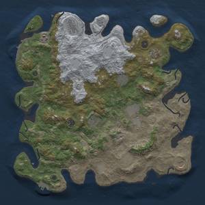 Thumbnail Rust Map: Procedural Map, Size: 4200, Seed: 221291277, 17 Monuments