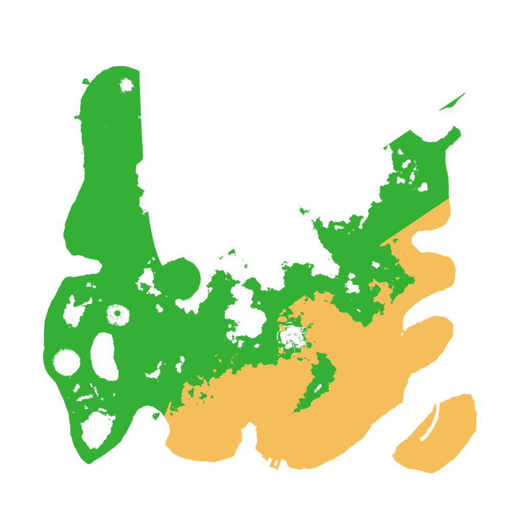 Biome Rust Map: Procedural Map, Size: 3500, Seed: 483725379