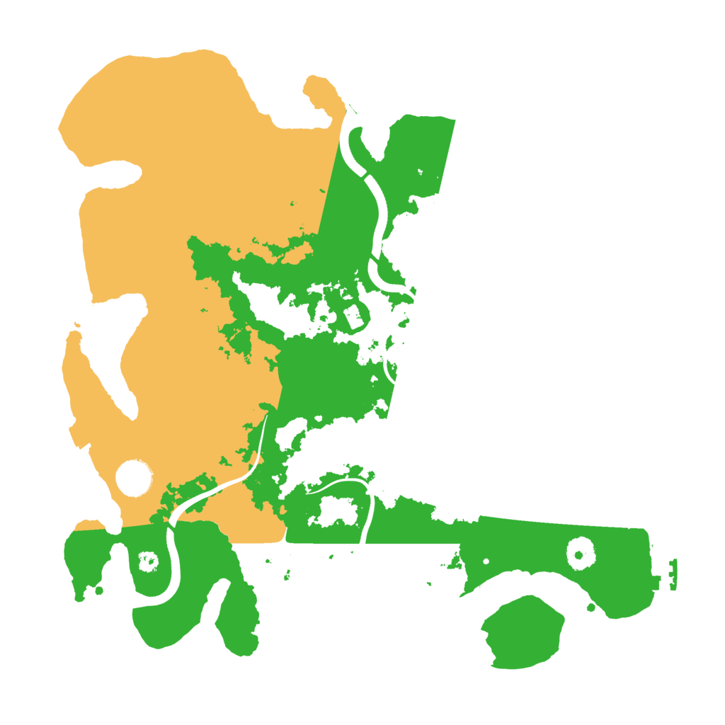 Biome Rust Map: Procedural Map, Size: 3500, Seed: 359365788