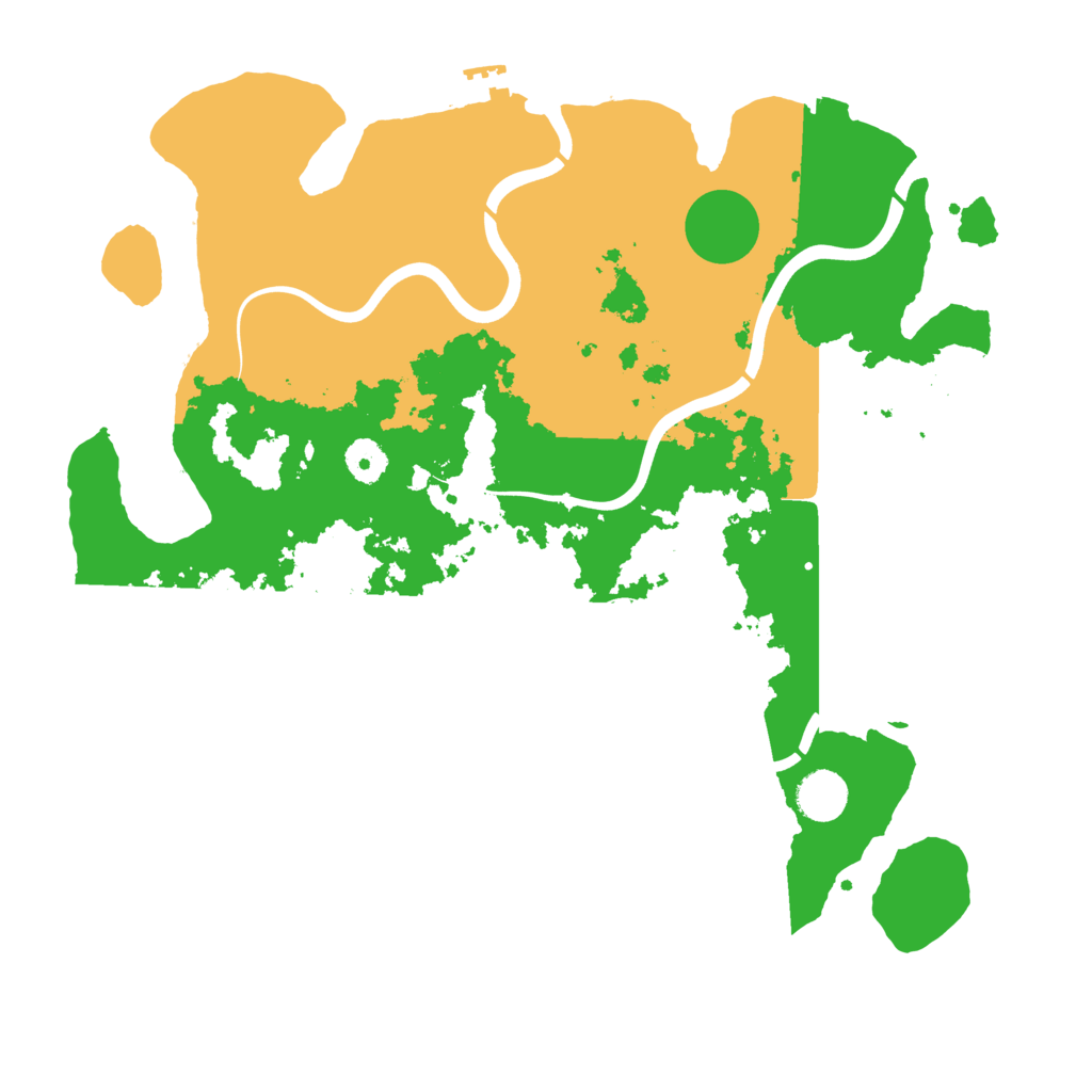 Biome Rust Map: Procedural Map, Size: 3900, Seed: 121346690