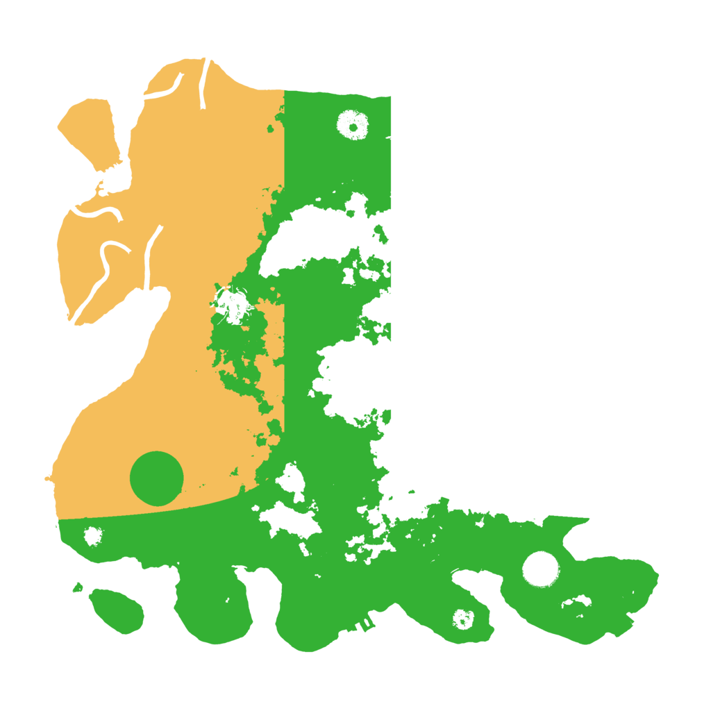 Biome Rust Map: Procedural Map, Size: 3500, Seed: 680514134