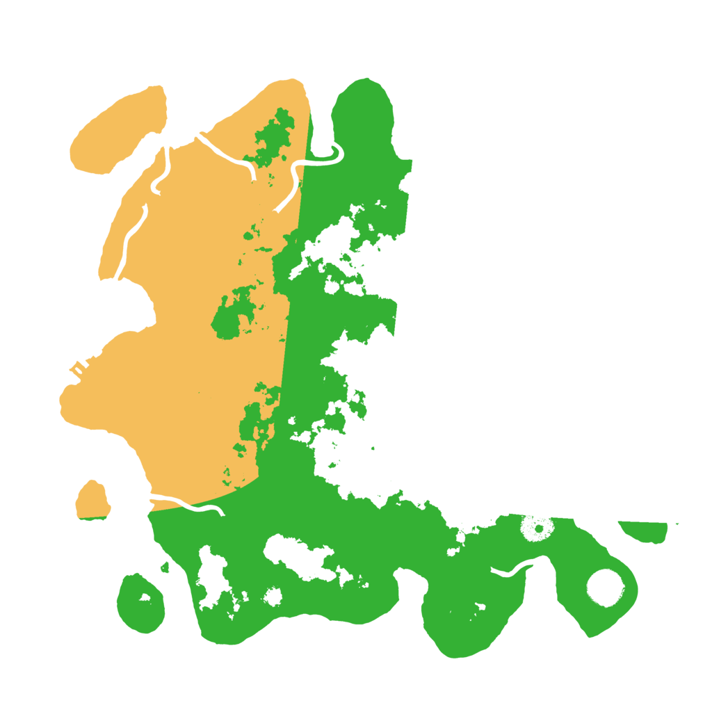 Biome Rust Map: Procedural Map, Size: 3500, Seed: 647518903