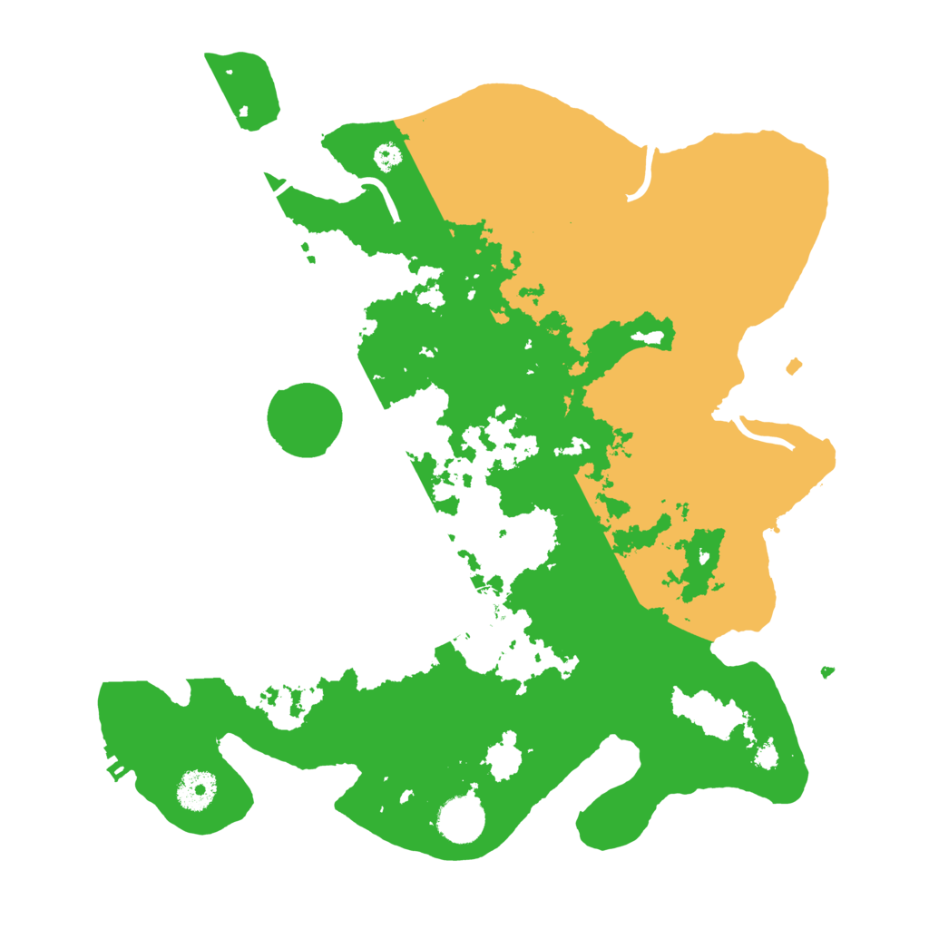 Biome Rust Map: Procedural Map, Size: 3500, Seed: 1910994985
