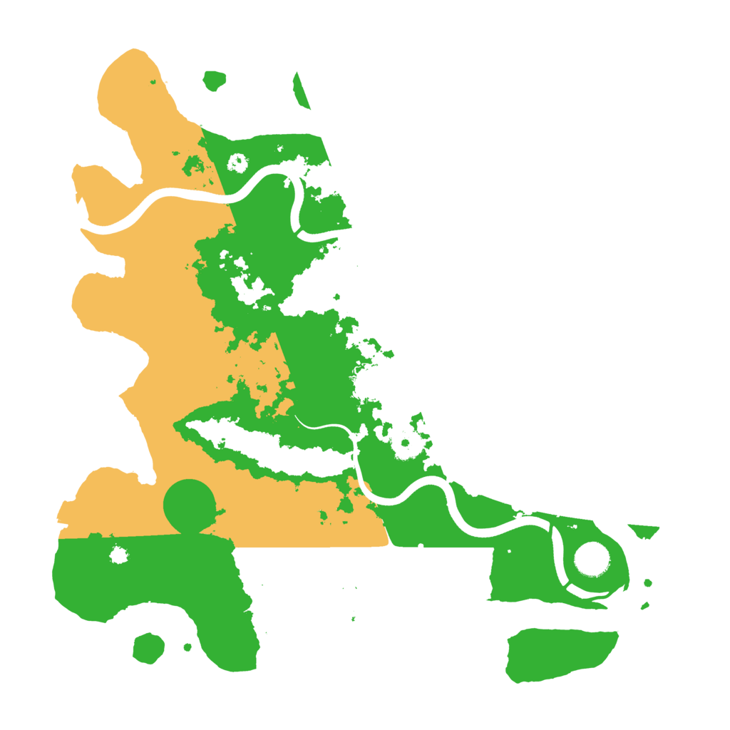 Biome Rust Map: Procedural Map, Size: 3700, Seed: 1549651168