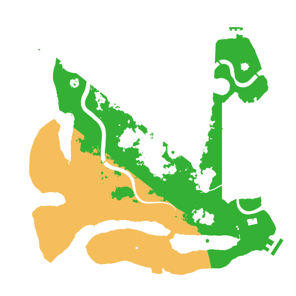 Biome Rust Map: Procedural Map, Size: 3250, Seed: 18706