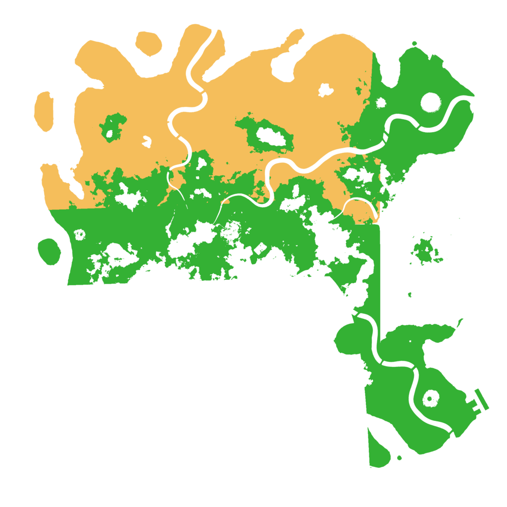 Biome Rust Map: Procedural Map, Size: 4500, Seed: 3939514