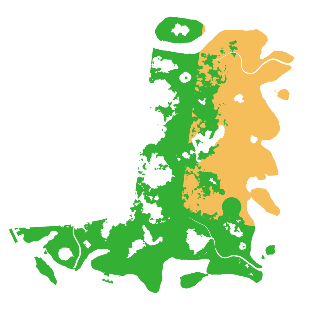 Biome Rust Map: Procedural Map, Size: 4250, Seed: 594669730