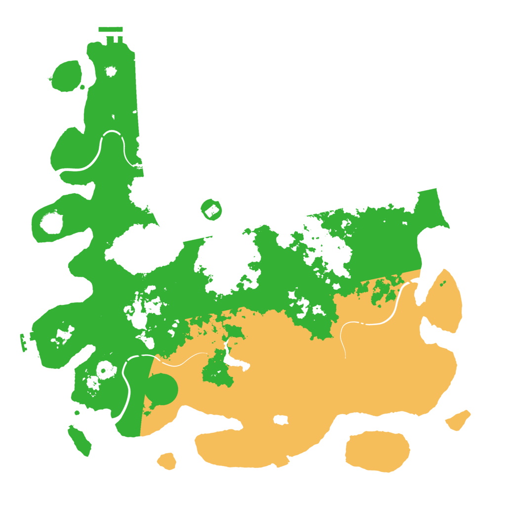 Biome Rust Map: Procedural Map, Size: 4250, Seed: 155834799