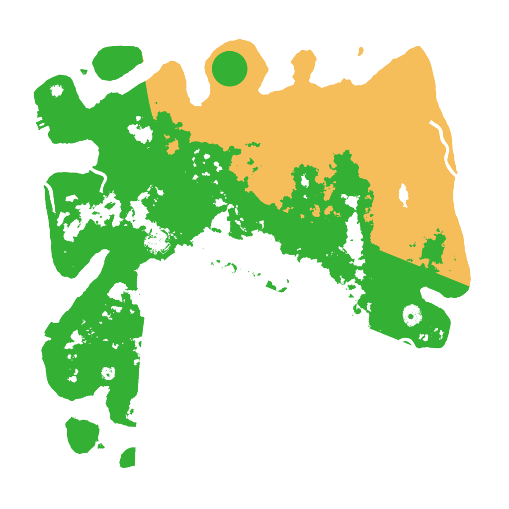 Biome Rust Map: Procedural Map, Size: 3800, Seed: 555