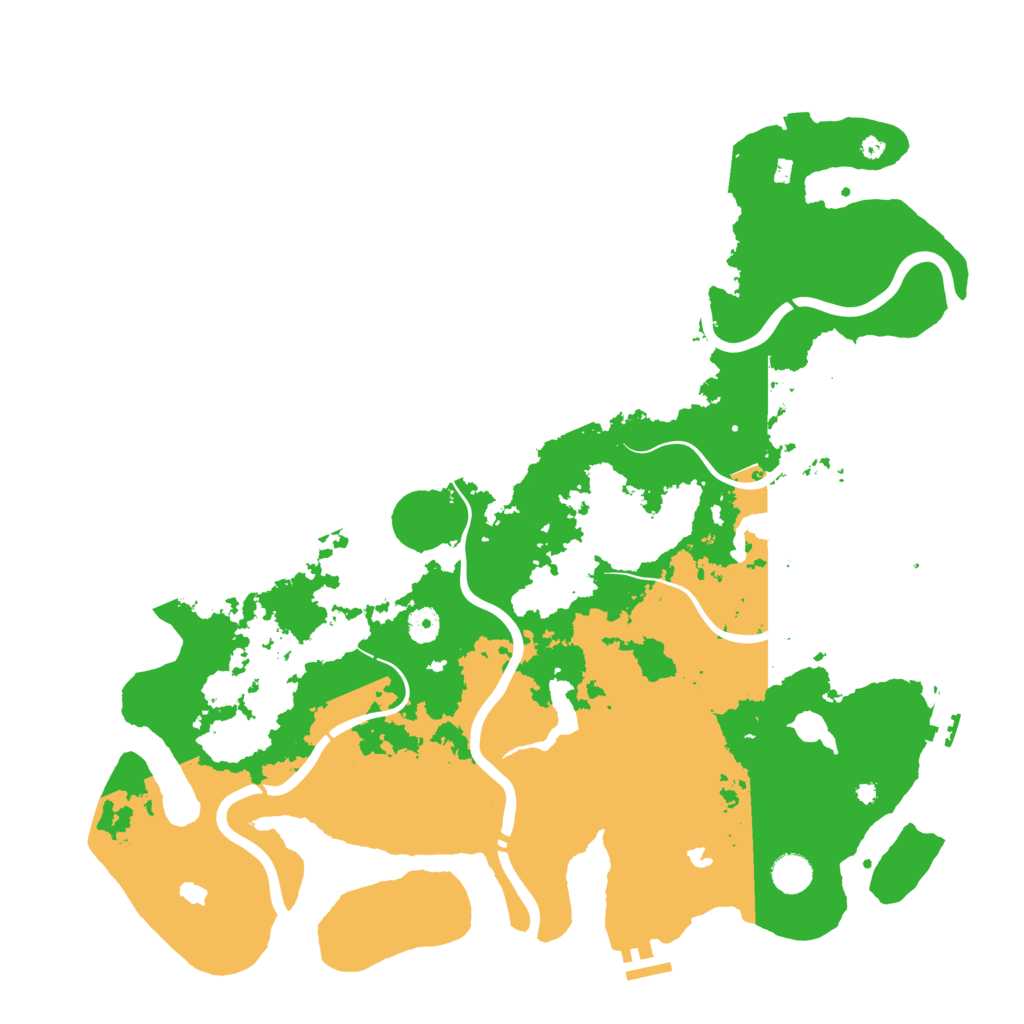 Biome Rust Map: Procedural Map, Size: 4500, Seed: 328070473