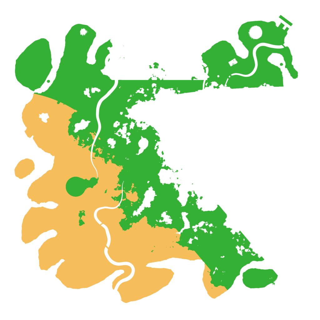 Biome Rust Map: Procedural Map, Size: 4250, Seed: 6482544