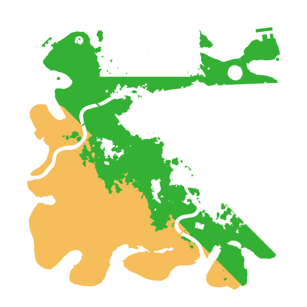 Biome Rust Map: Procedural Map, Size: 3700, Seed: 1428426257