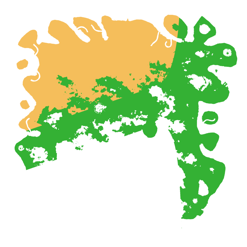 Biome Rust Map: Procedural Map, Size: 4500, Seed: 544602