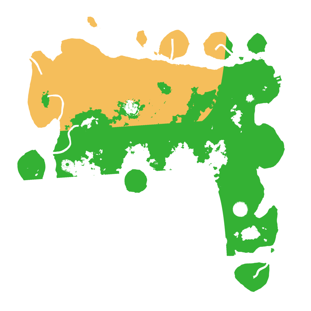 Biome Rust Map: Procedural Map, Size: 3700, Seed: 724169170