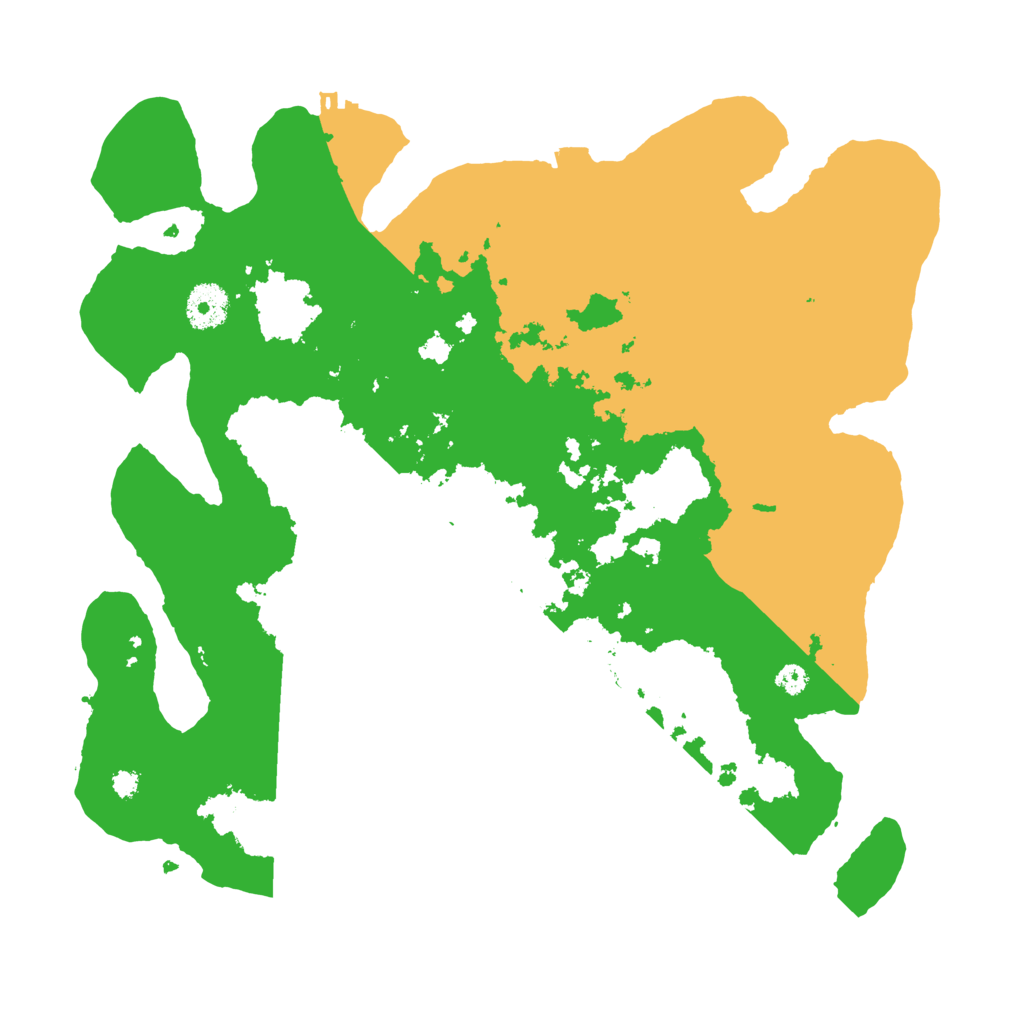 Biome Rust Map: Procedural Map, Size: 3500, Seed: 2896