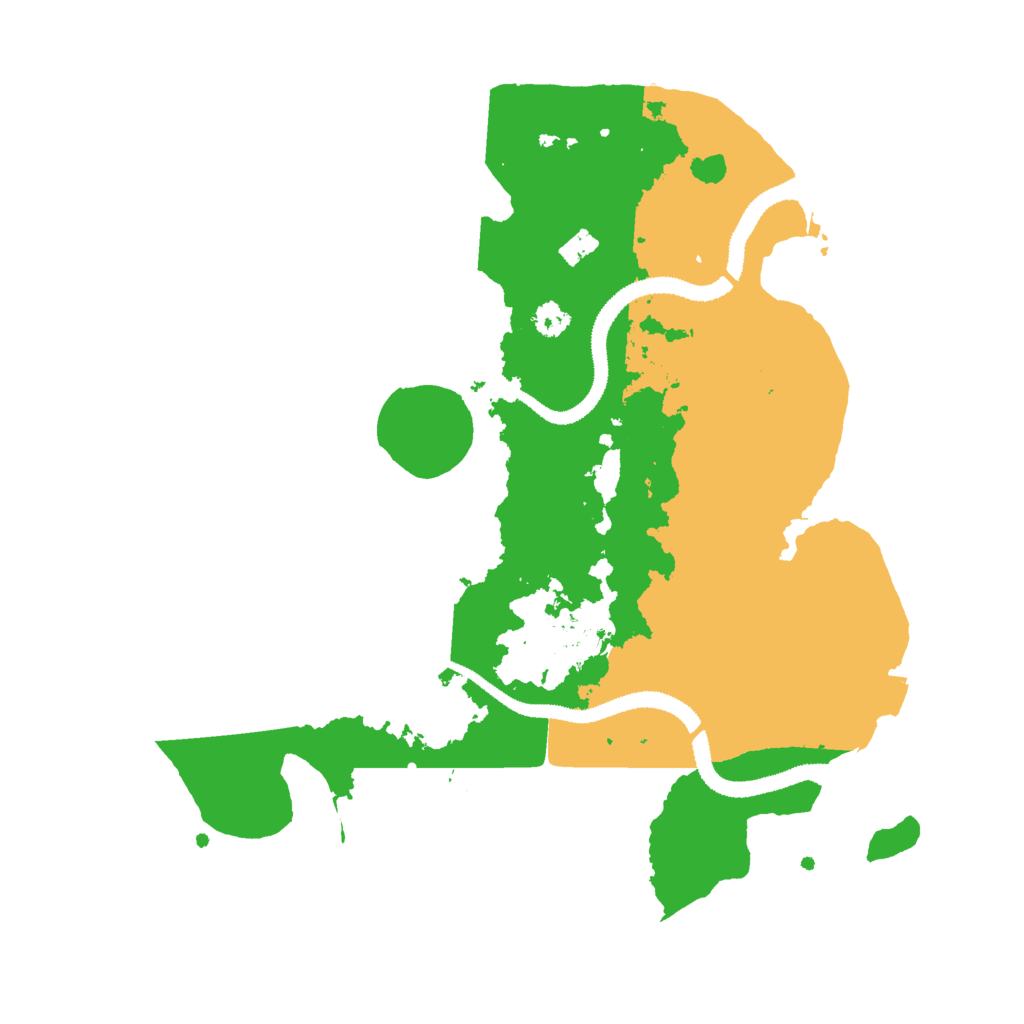 Biome Rust Map: Procedural Map, Size: 3000, Seed: 3006133