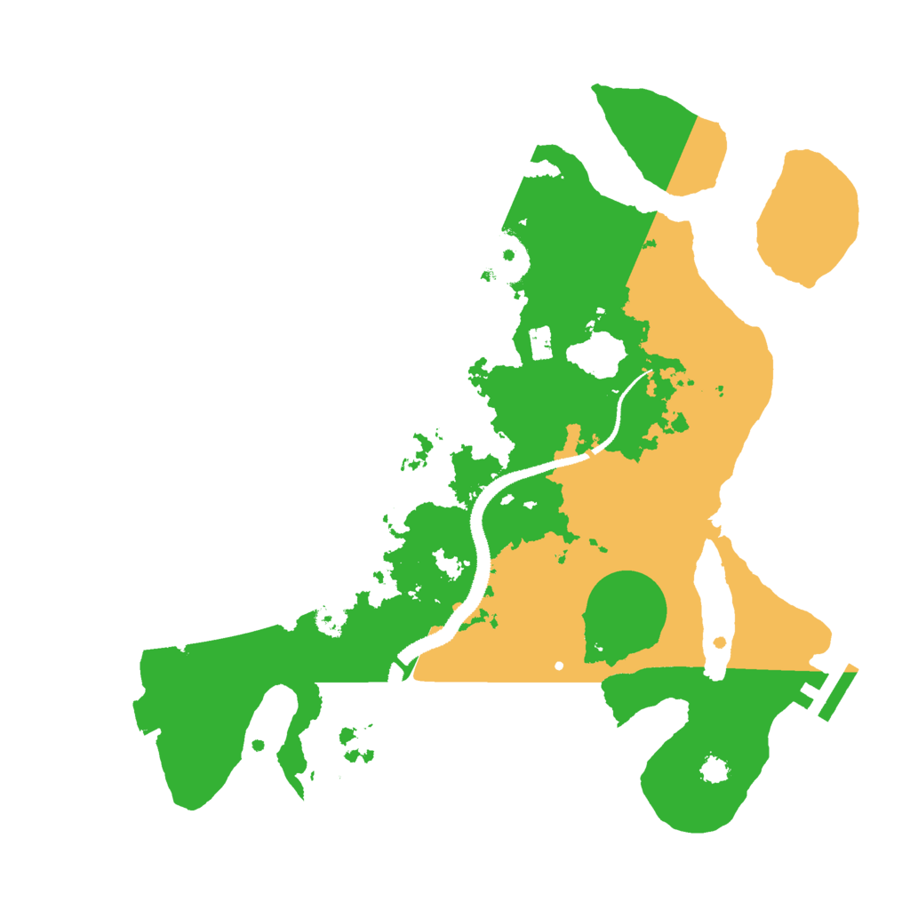 Biome Rust Map: Procedural Map, Size: 3000, Seed: 21411986