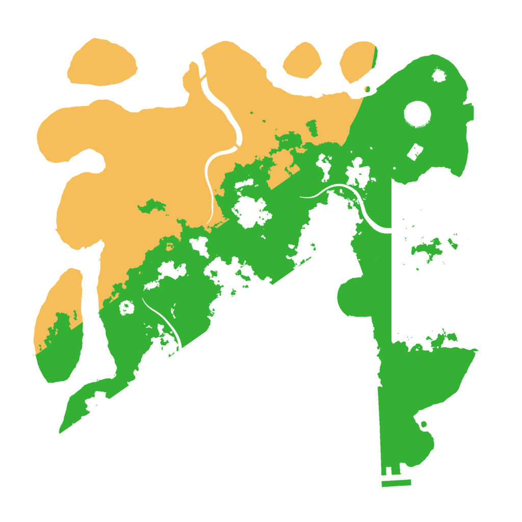 Biome Rust Map: Procedural Map, Size: 3500, Seed: 7890123