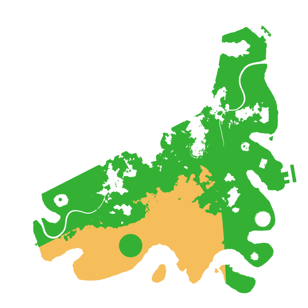 Biome Rust Map: Procedural Map, Size: 3500, Seed: 347890460