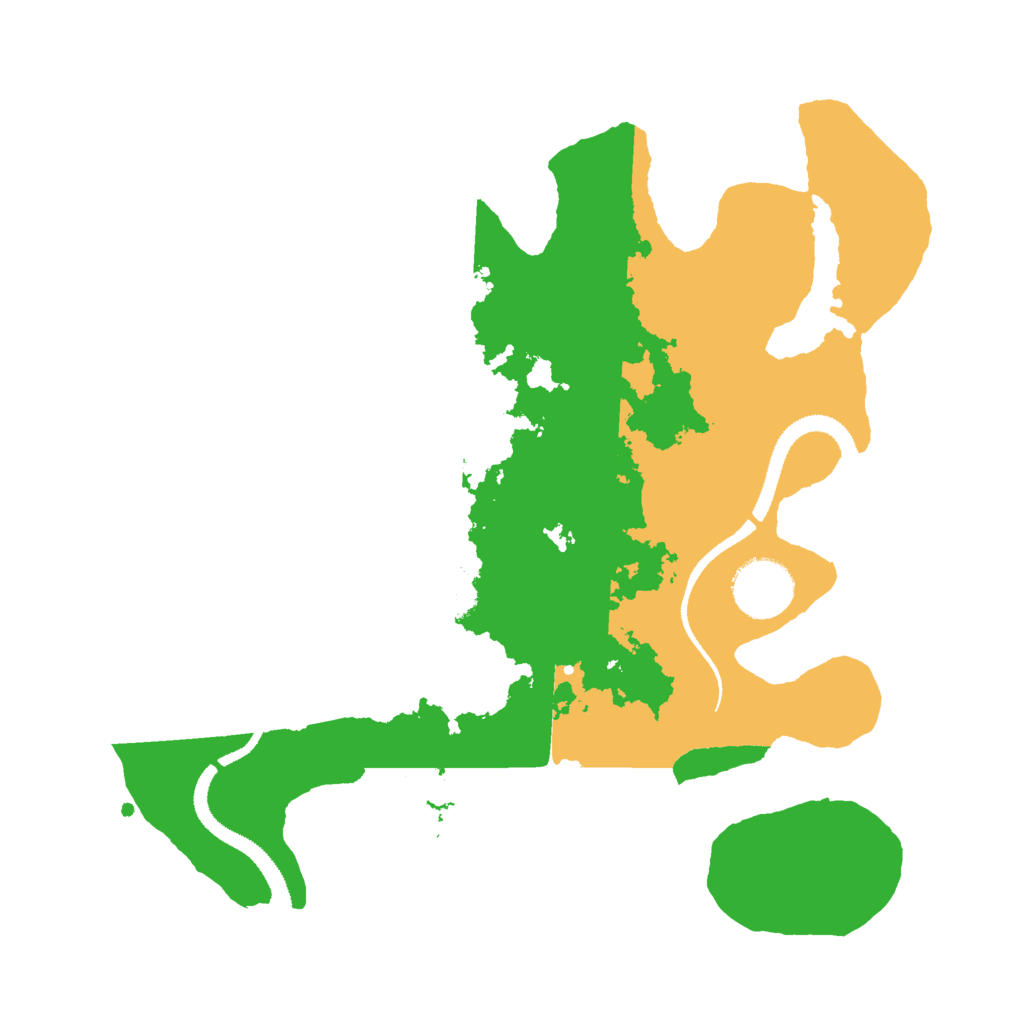 Biome Rust Map: Procedural Map, Size: 3000, Seed: 79381