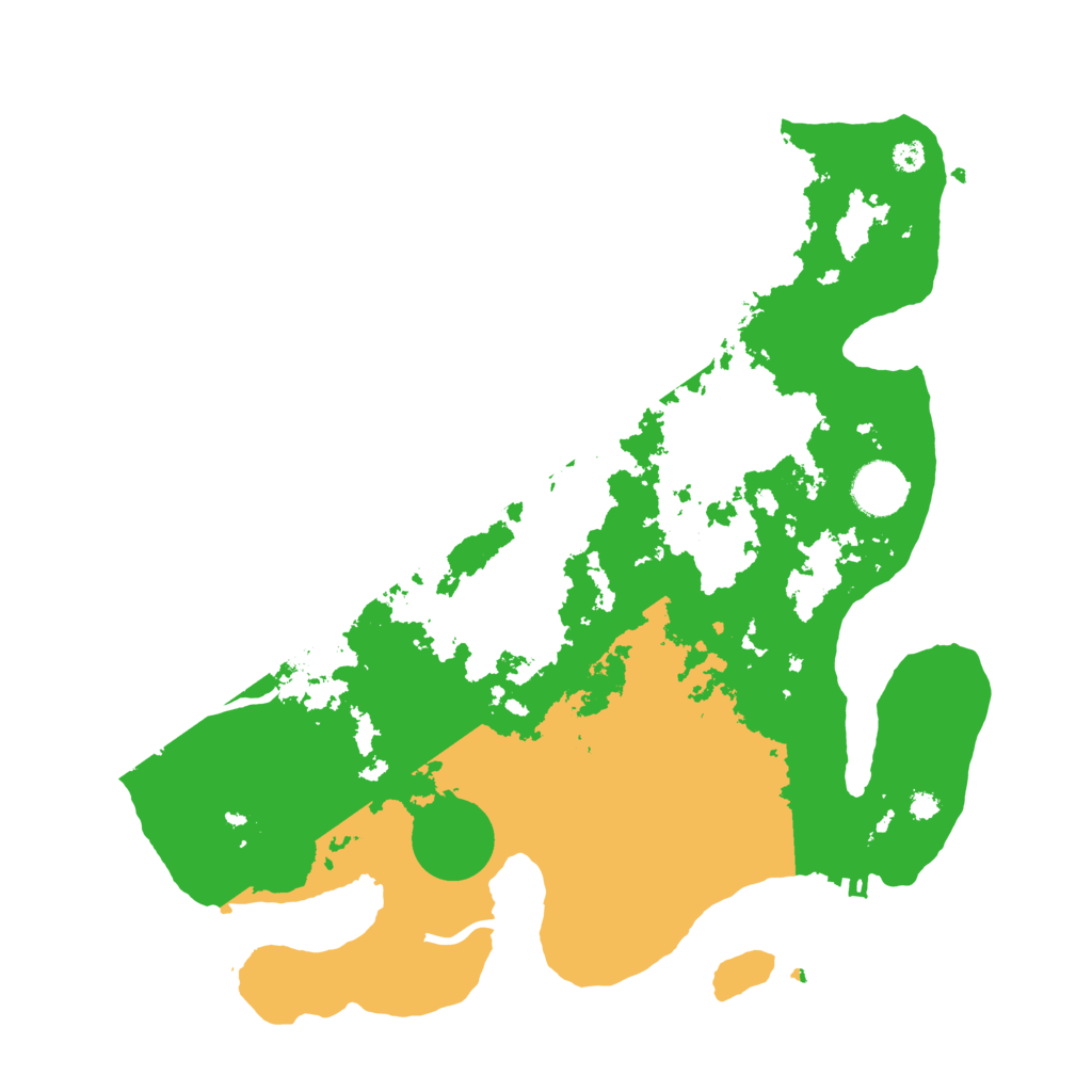 Biome Rust Map: Procedural Map, Size: 3500, Seed: 311983785