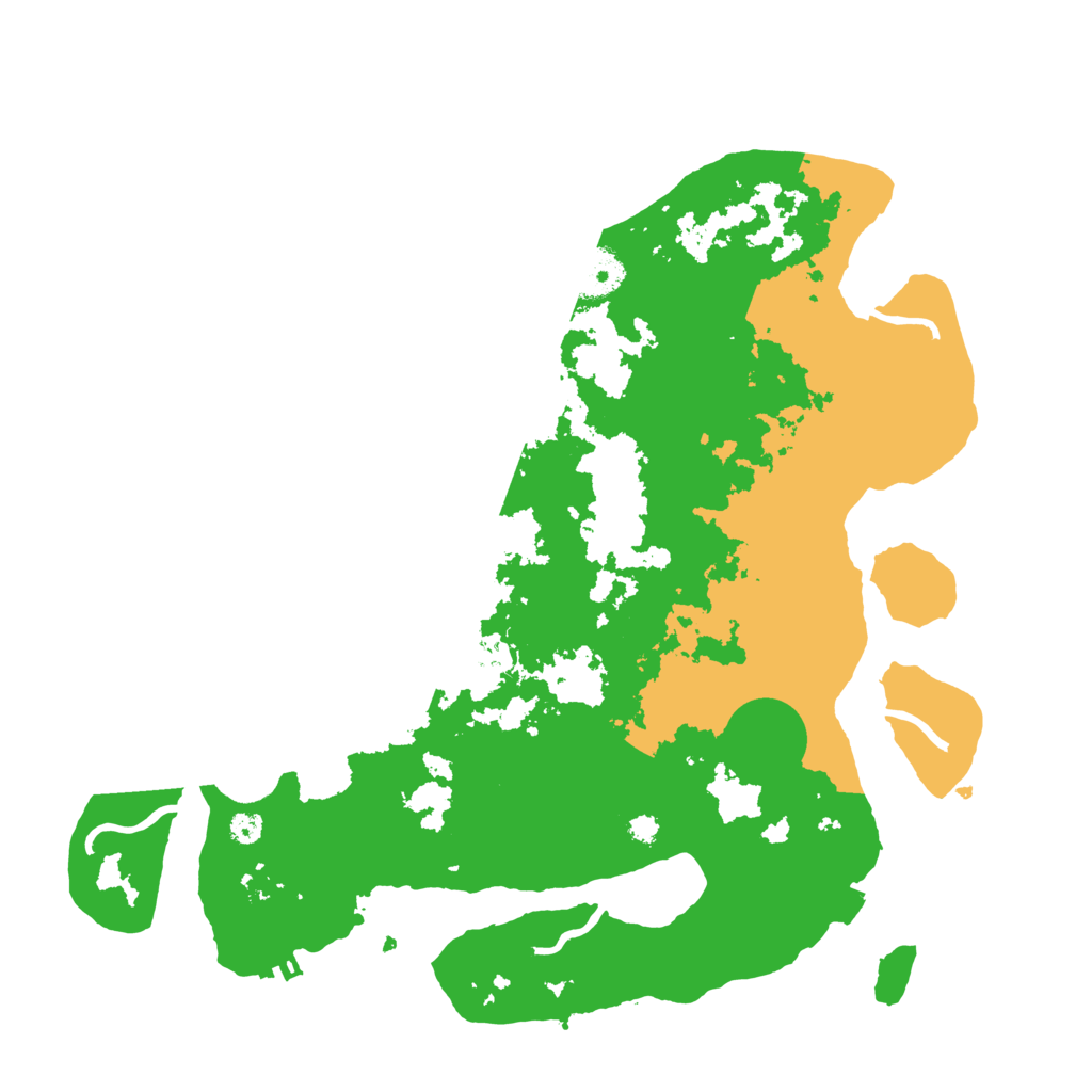 Biome Rust Map: Procedural Map, Size: 3500, Seed: 332029084