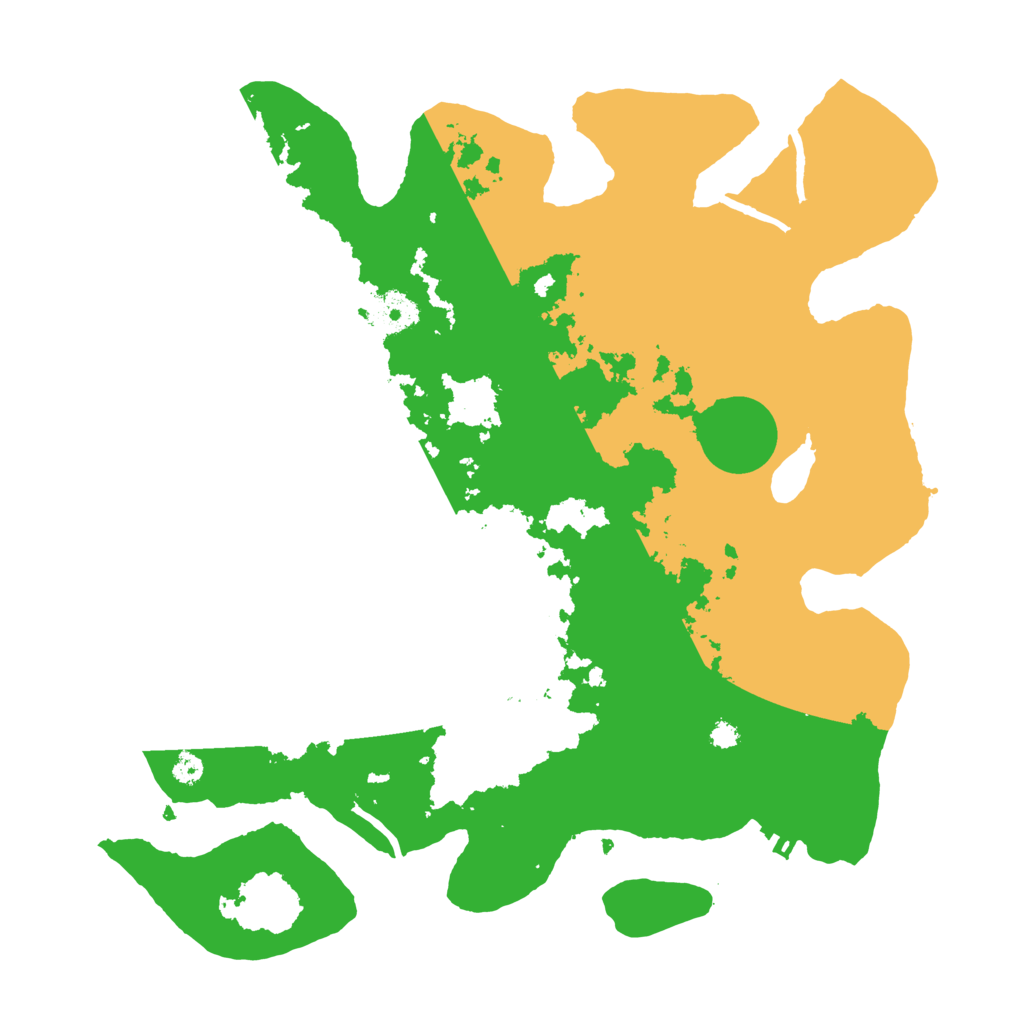 Biome Rust Map: Procedural Map, Size: 3500, Seed: 980217636