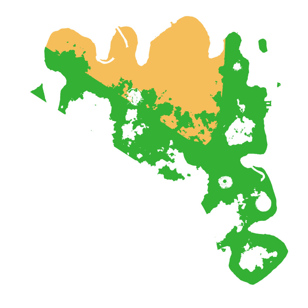 Biome Rust Map: Procedural Map, Size: 3500, Seed: 4122