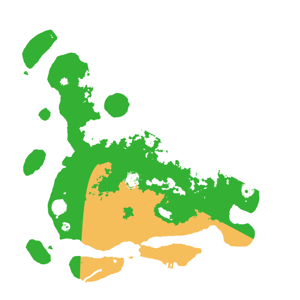 Biome Rust Map: Procedural Map, Size: 3500, Seed: 605904914