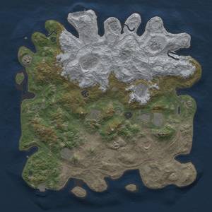 Thumbnail Rust Map: Procedural Map, Size: 4250, Seed: 1247488290, 18 Monuments