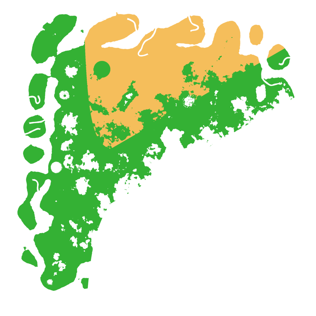 Biome Rust Map: Procedural Map, Size: 5000, Seed: 1222157520