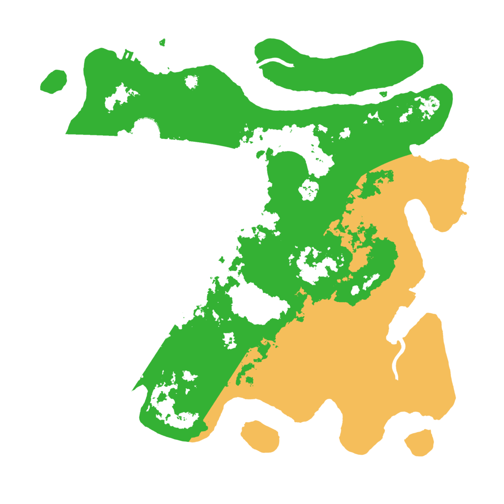 Biome Rust Map: Procedural Map, Size: 3500, Seed: 1581421944