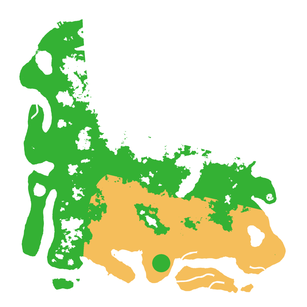 Biome Rust Map: Procedural Map, Size: 4500, Seed: 1992681968