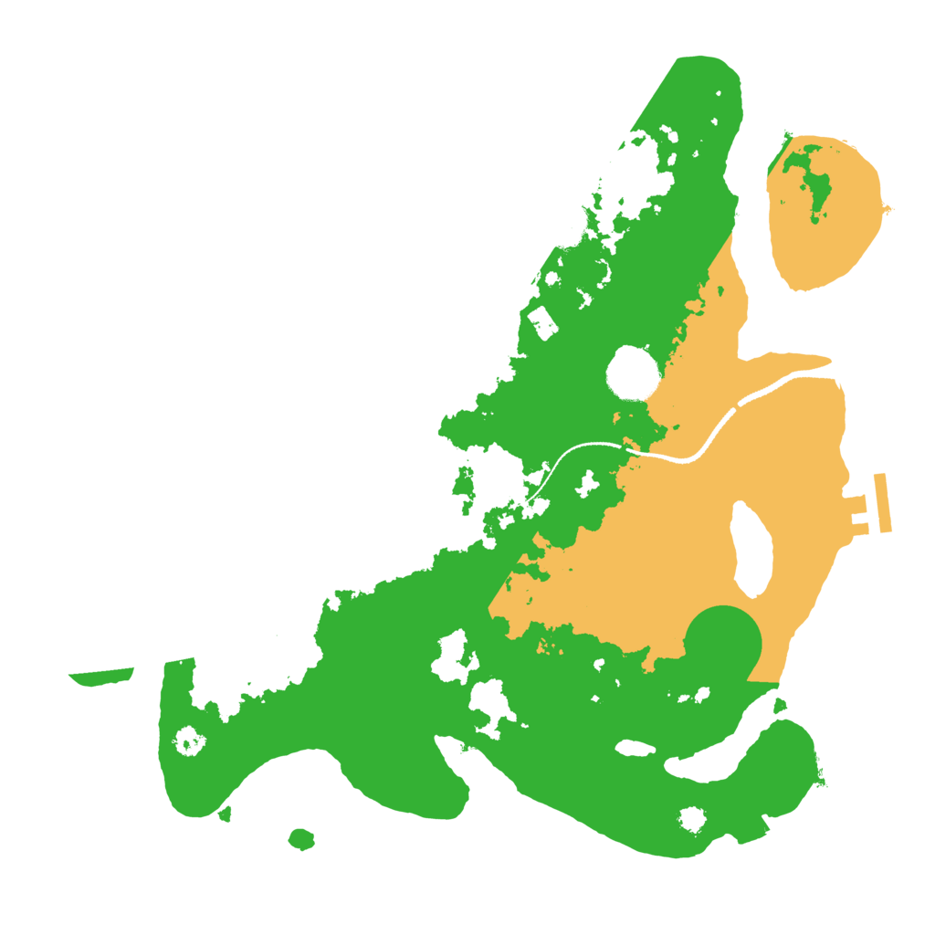 Biome Rust Map: Procedural Map, Size: 3200, Seed: 854235