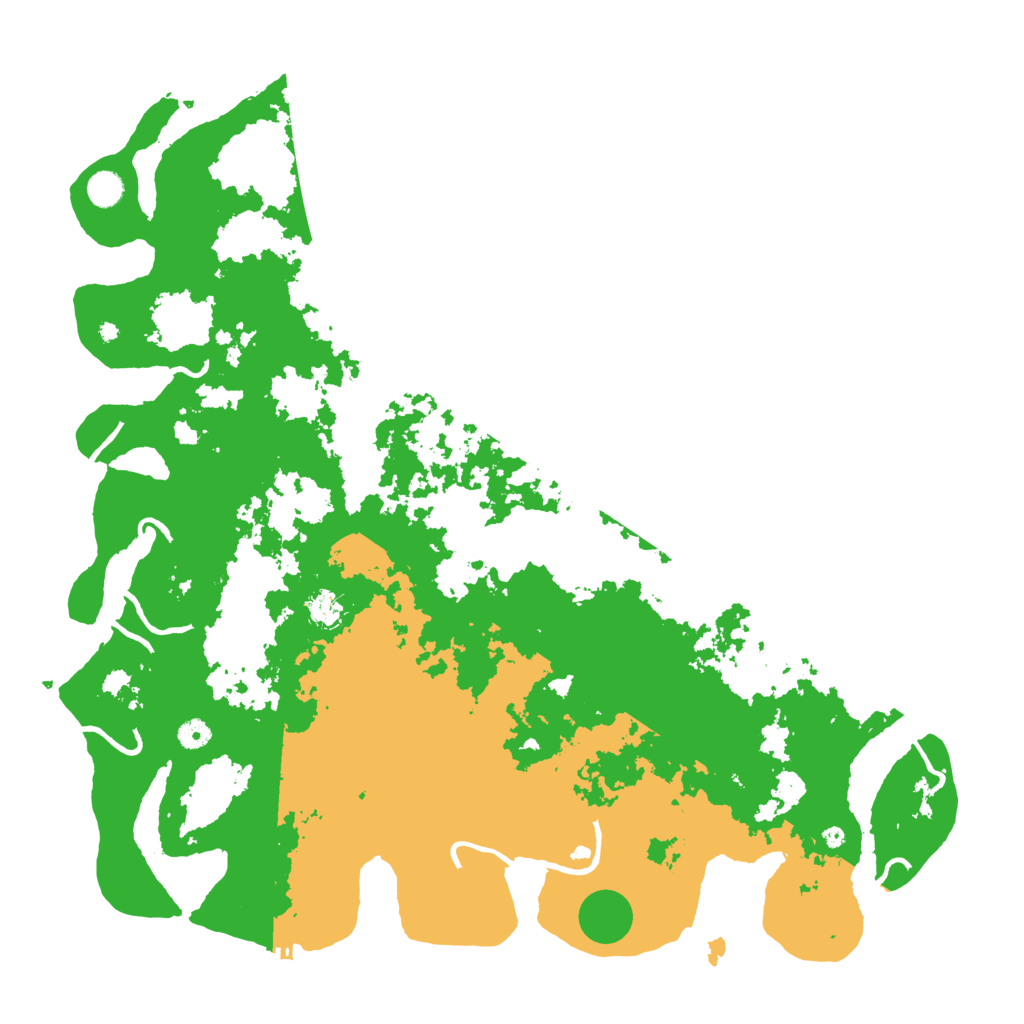 Biome Rust Map: Procedural Map, Size: 5000, Seed: 60632
