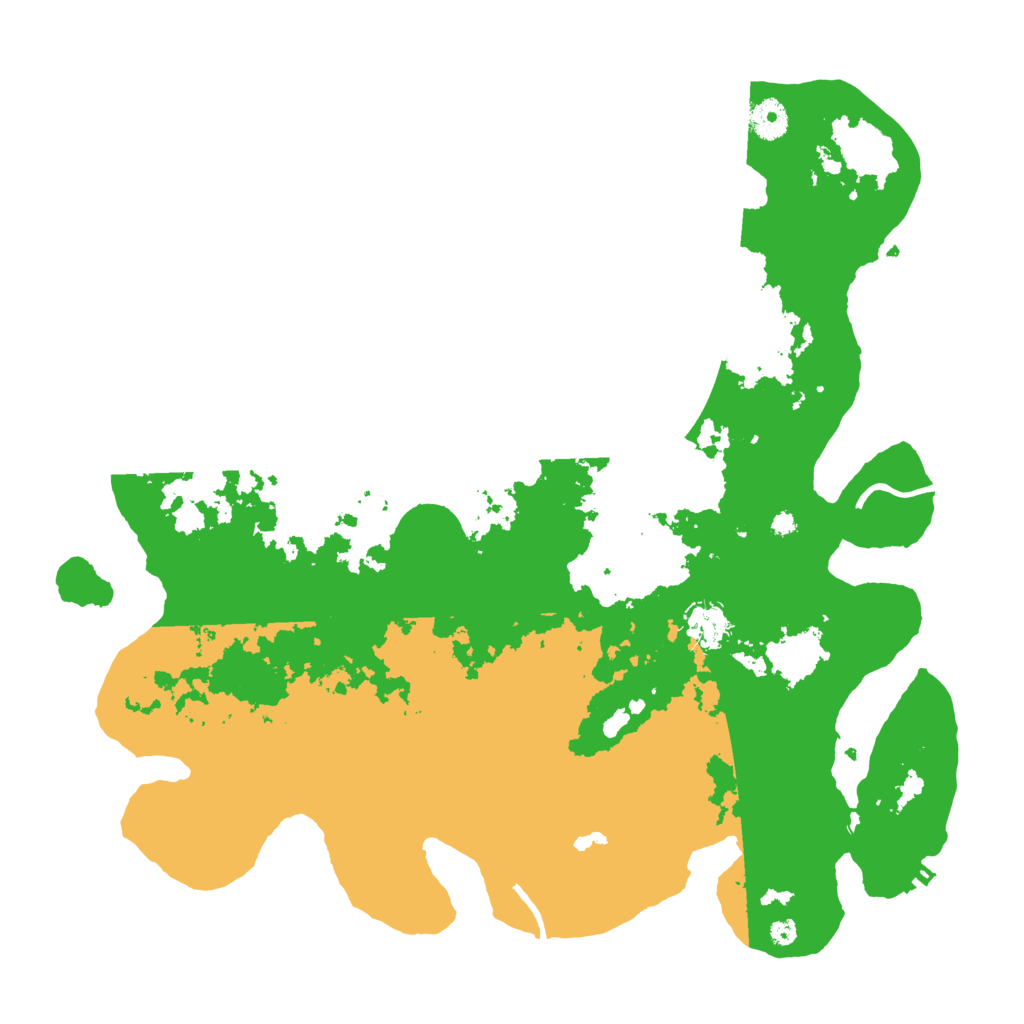 Biome Rust Map: Procedural Map, Size: 3999, Seed: 1215752191