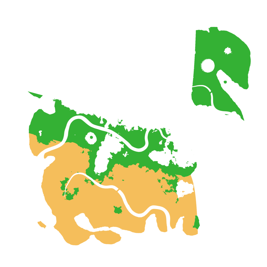 Biome Rust Map: Procedural Map, Size: 3500, Seed: 1712675721