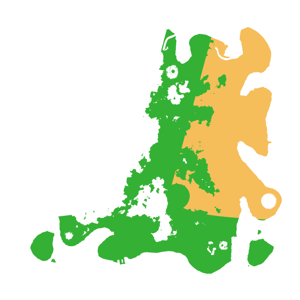 Biome Rust Map: Procedural Map, Size: 3500, Seed: 74729521