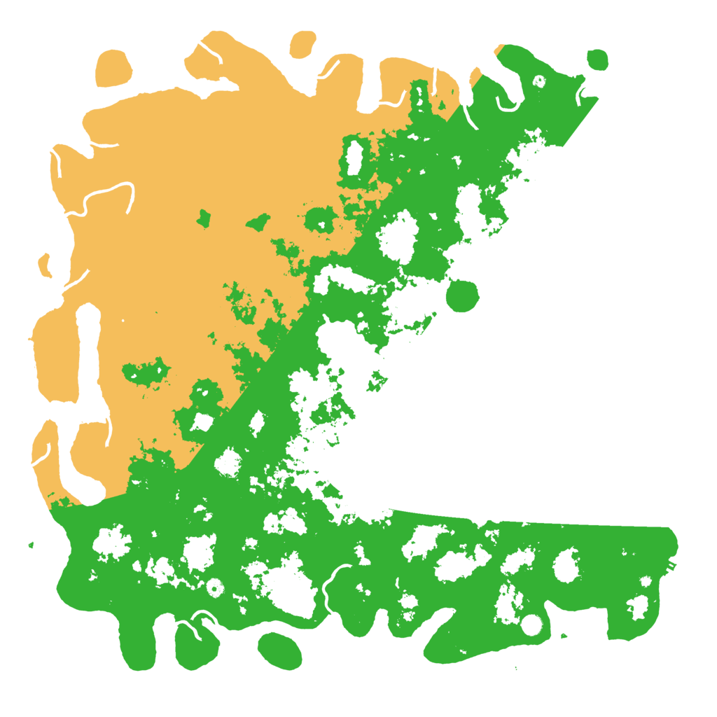 Biome Rust Map: Procedural Map, Size: 6000, Seed: 289684998