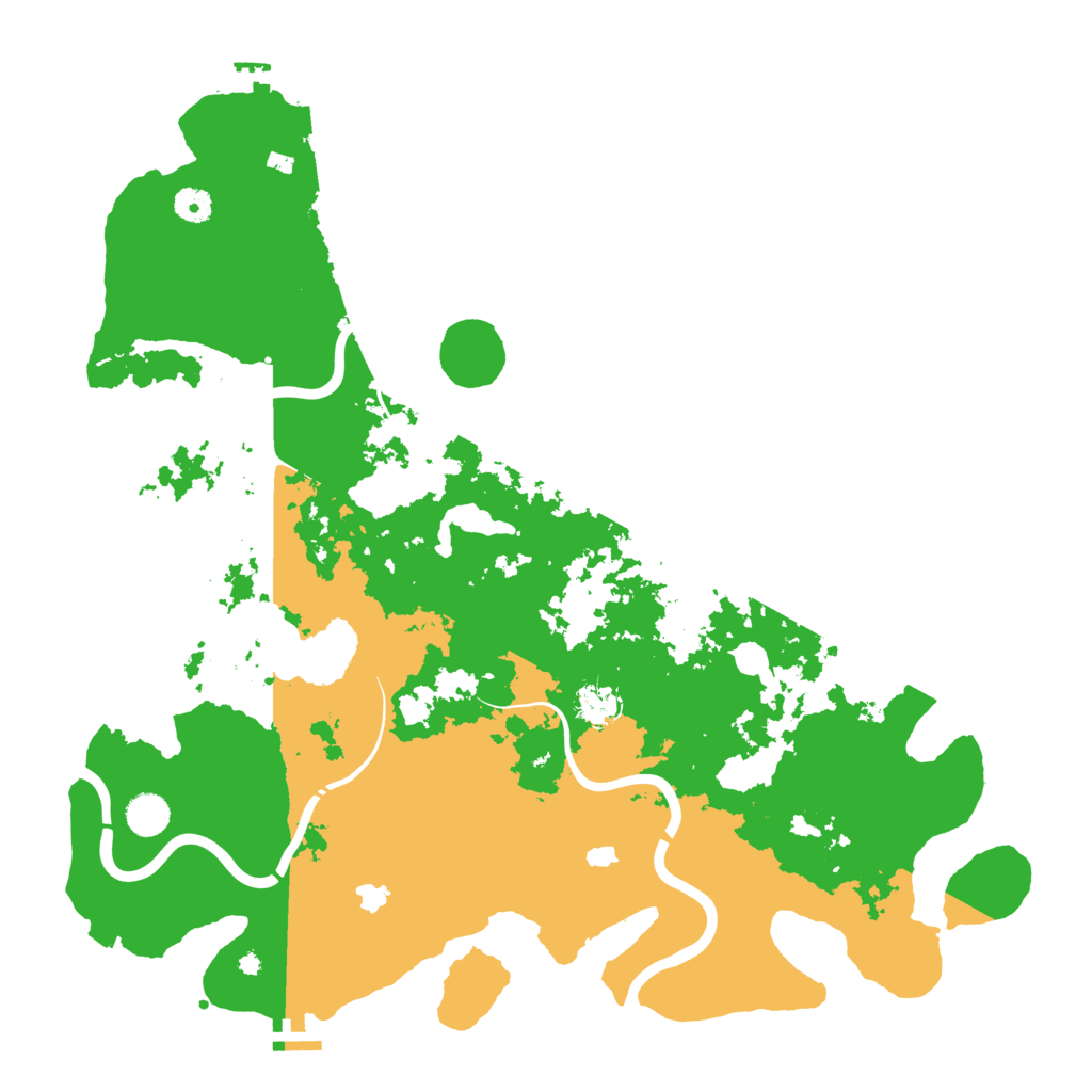 Biome Rust Map: Procedural Map, Size: 4500, Seed: 883107383